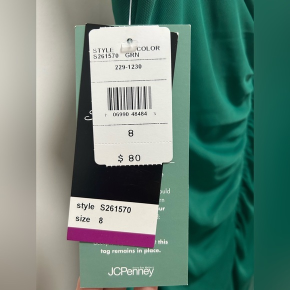 NWT Scarlett Night Elegant Green Lace Dress Size 8 - Picture 3 of 5